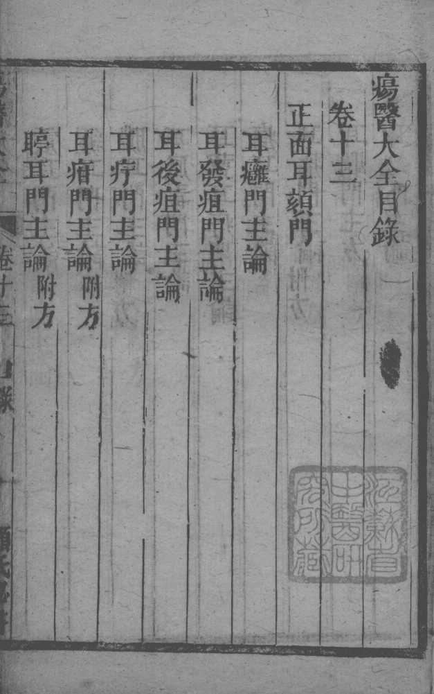 疡医大全  卷13